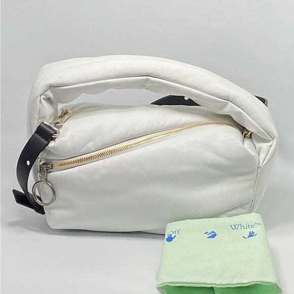 Off-White Pump Pouch leather shoulder bag